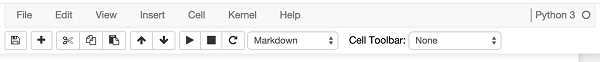 Menu toolbar